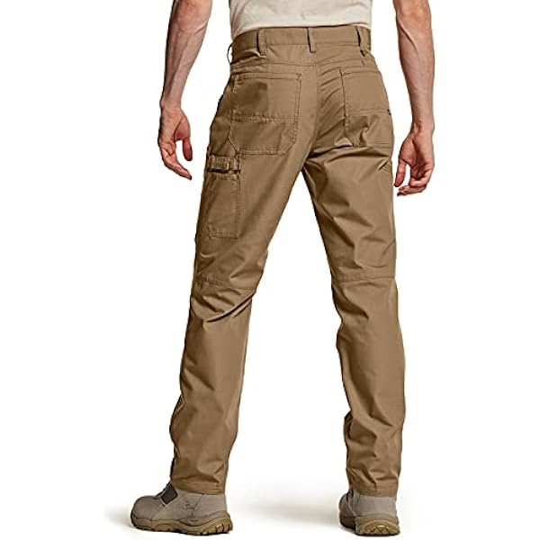 CQR Pantalones de Forro Polar tácticos de Invierno para Hombre, repelentes al Agua y Especialmente adecuados para Deportes al Aire Libre, esquí y Pesca.